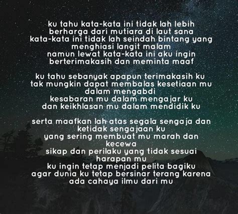 Check spelling or type a new query. 37 Puisi Guru Singkat, Guruku Tercinta: Pahlawan Tanpa ...