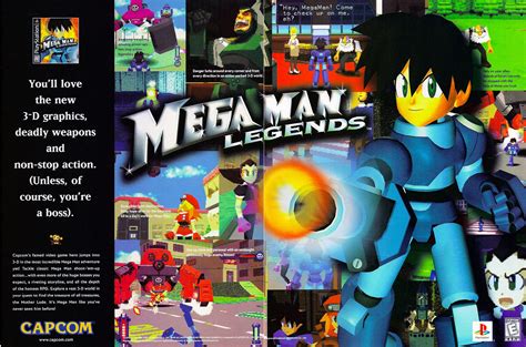 Video Game Ad Of The Day Mega Man Legends Retro Gaming Australia