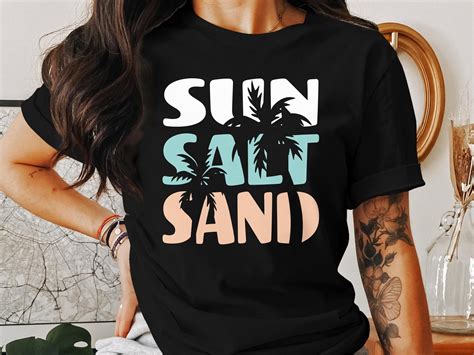 Summer Svg Sun Salt Sand Svg Palm Tree Clipart Palm Tree Etsy
