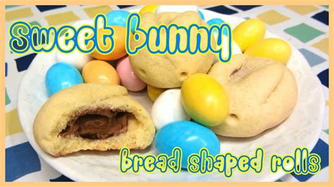 Sweet Bunny Bread Shaped Rolls Easter Rabbit Cookies Youtube