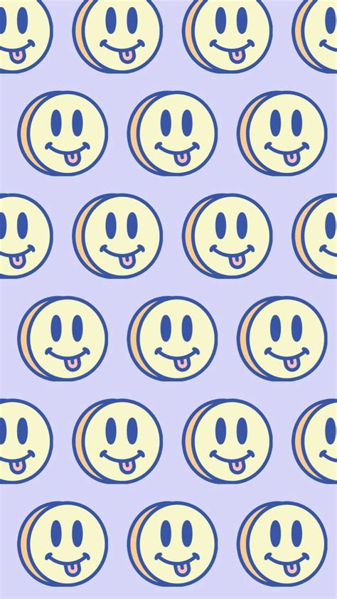 Aesthetic Trippy Melting Smiley Drippy Smiley Face Wallpaper