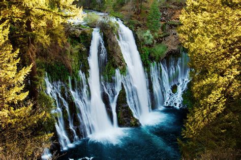 Burney Falls Overlook Made To Measure Wall Mural Photowall