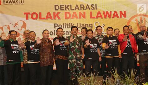 Foto Bawaslu Ajak Parpol Deklarasi Tolak Politik Uang Dan Sara Di