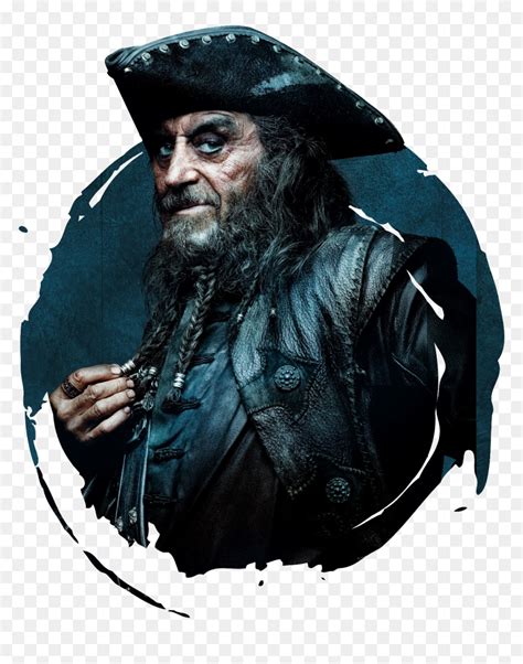 Black Beard Png Pirates Of The Caribbean Blackbeard Png Transparent