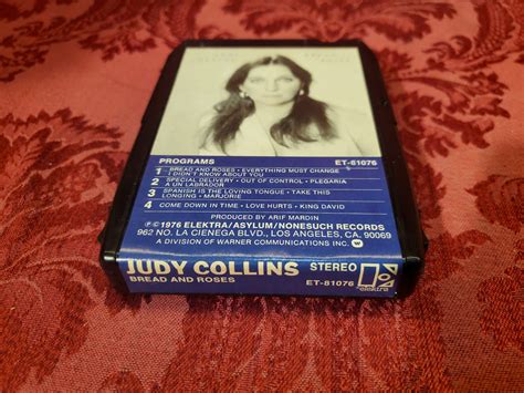 Judy Collins Bread And Roses The 8 Track Tape Store