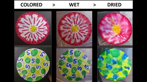 For this to happen, the molecules in both the water and the ink must be attracted to each other. Coffee Filter Tie Dye - YouTube