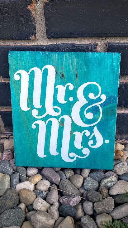 Mr And Mrs Sign Wedding Sign Wooden Wedding Sign Handmade Wooden