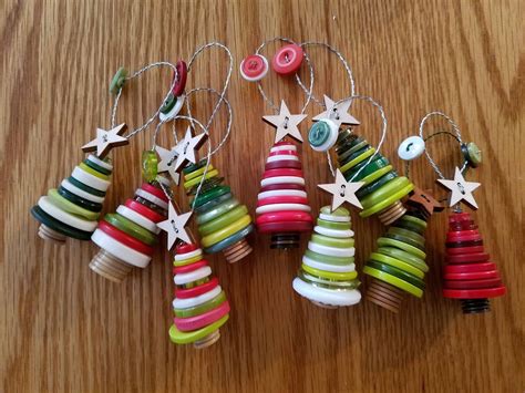 Button Christmas Trees By Kathiesbuttoncrafts On Etsy Etsy