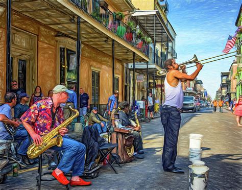 Jazz New Orleans Paint Photograph By Steve Harrington Fine Art America