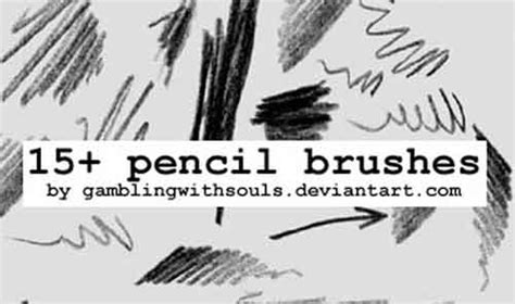 30 Free Photoshop Pencil Brush Sets For Hand Drawn Effects