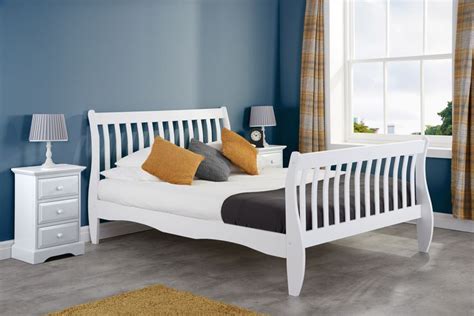 Birlea Belfort Wooden Bed Frame - Bedworld | White wooden bed, Wooden bed frames, Wooden bed