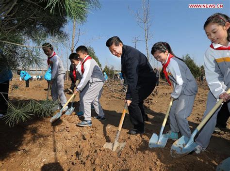 Xi Urges Citizens To Plant Trees Cn