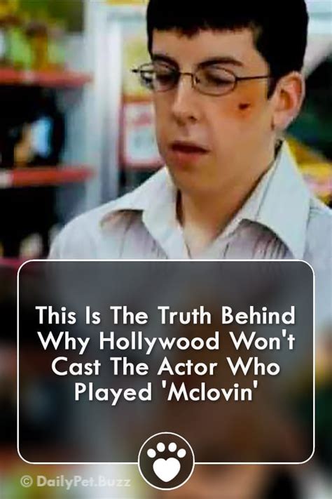 Mclovin, his pinocchio vest, and that fake id will truly never be forgotten. This Is The Truth Behind Why Hollywood Won't Cast The ...