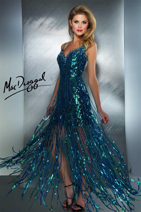 9 Luxury Peacock Dresses For Prom A 148