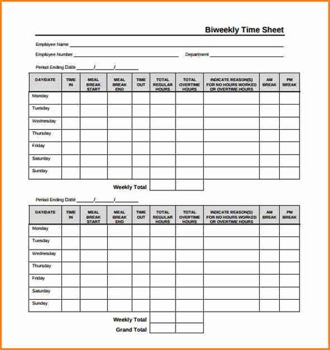 biweekly payroll timesheet template simple salary slip