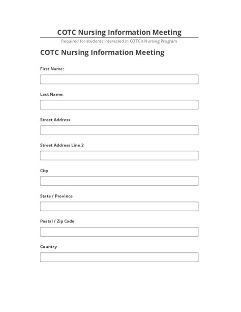 Update Cotc Nursing Information Meeting From Netsuite Airslate
