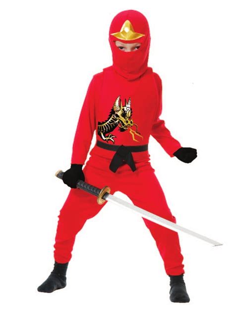 Red Ninja Avengers Series Ii Boys Costume
