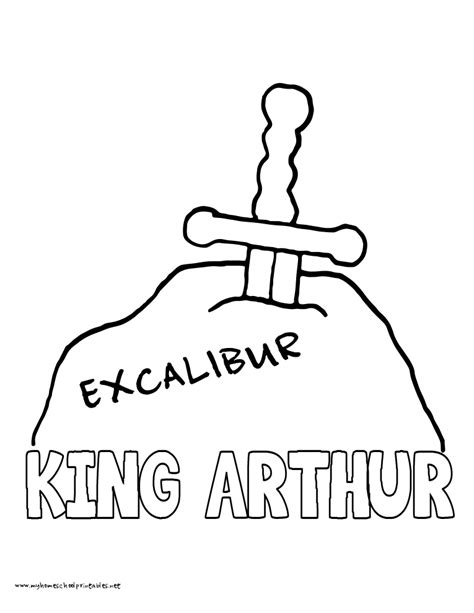 King Arthur Coloring Pages Coloring Home