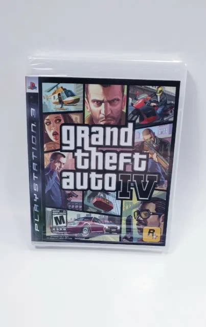 Grand Theft Auto Iv Gta 4 Ps3 Sony Playstation 3 2013 New Sealed