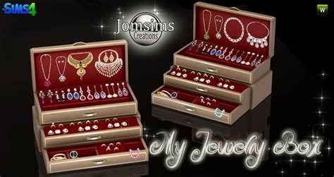 Jewelry Box At Jomsims Creations Sims 4 Updates