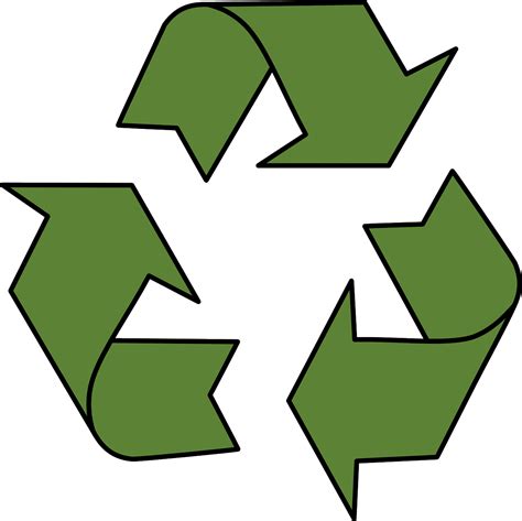 Recycling Logo Tekenen Gratis Vectorafbeelding Op Pixabay