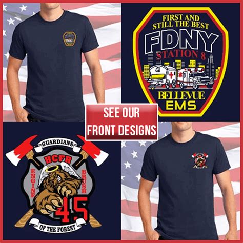 Custom Firefighter Clothing Fire Department Shirt Specials