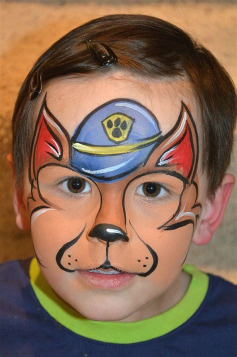 Paw Patrol Face Paint Skye Face Painting Halloween Paw Patrol Face