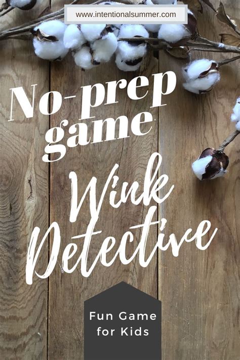 Maybe you would like to learn more about one of these? No-Prep Game - Wink Detective - fun games for family ...
