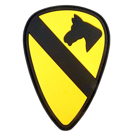 Us Army 1st First Cavalry Division Tactical Morale Military Patch Pvc