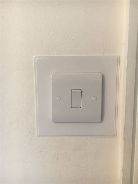 While Installing New Light Switches I Fitted These Surrounds To Protect