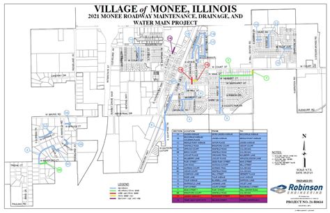 2021 Roadway Maintenance Drainage And Water Main Project Monee Il