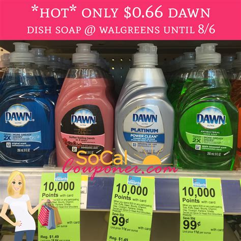 Only 066 Dawn Dish Soap Walgreens Until 86 No Coupons Needed