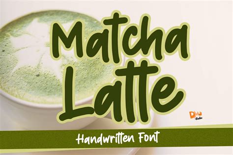 Matcha Latte Handwritten Font Stunning Display Fonts Creative Market
