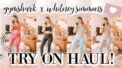 MONDAY IN MY LIFE Whitney Simmons X Gymshark First Impressions Try