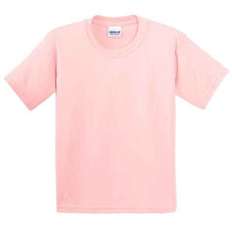 Gildan 2000b Youth Ultra Cotton 100 Cotton T Shirt Light Pink