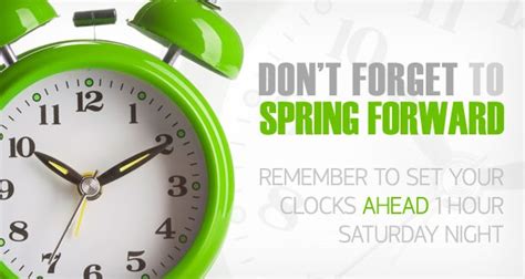 Dont Forget “spring Forward” On Sunday Save Newport