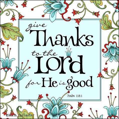 Color Way Art Print Give Thanks To The Lord 7x7 Or By