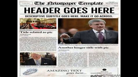 Newspaper report writing format is one of the essential items of the writing skill. Old Style Newspaper Template - YouTube