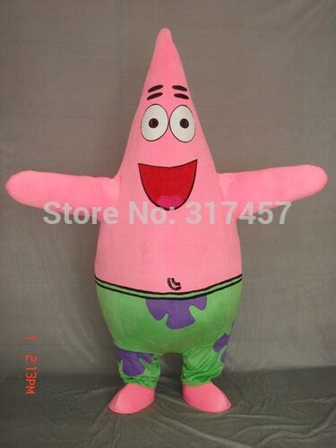 New Arrive Contracted Patrick Star Fancy Dressparty Dress Adult