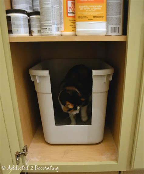 17 Clever Ways To Hide The Litter Box Diy Litter Box Hiding Cat