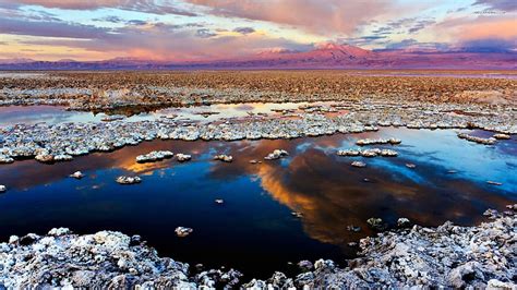 1080p Free Download Salar De Atacama Salt Lake In Chile Mountains