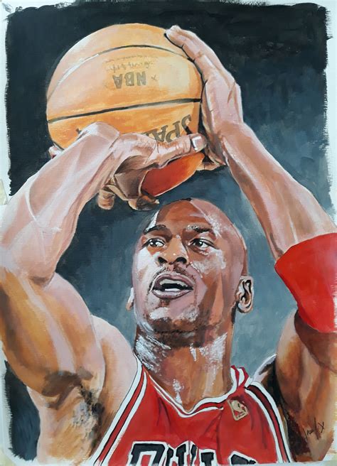 Michael Jordan Peinture Dessin Michael Jordan
