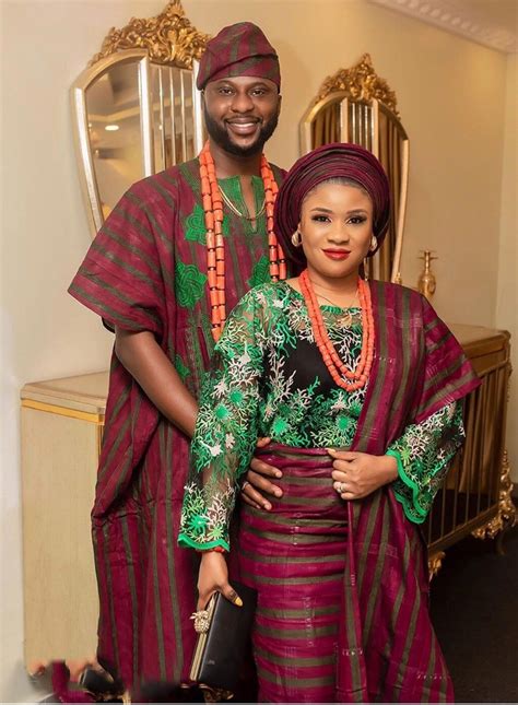 African Yoruba Traditional Wedding Aso Oke Complete Set For Etsy