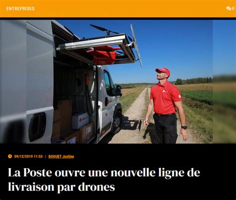La Poste Ouvre Une Nouvelle Ligne De Livraison Par Drones Eco Composite