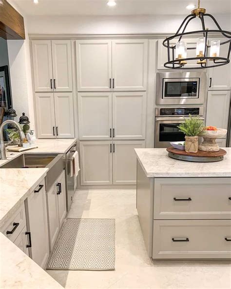 White Floor To Ceiling Cabinets Kitchen Soul And Lane