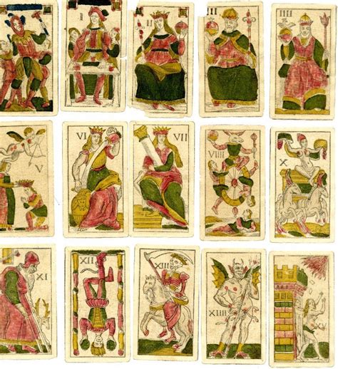 Image Gallery Print Playing Card Vintage Tarot Tarot Card Decks