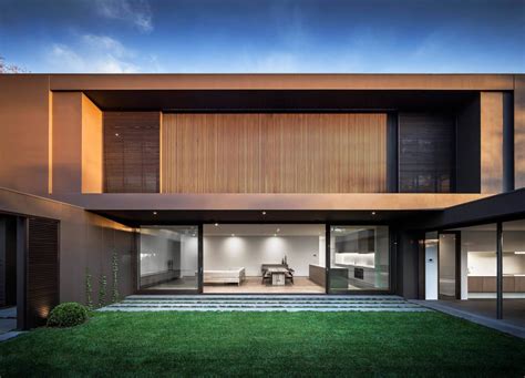House Colors Amazing Modern Facade In Brown Featured On Architecture