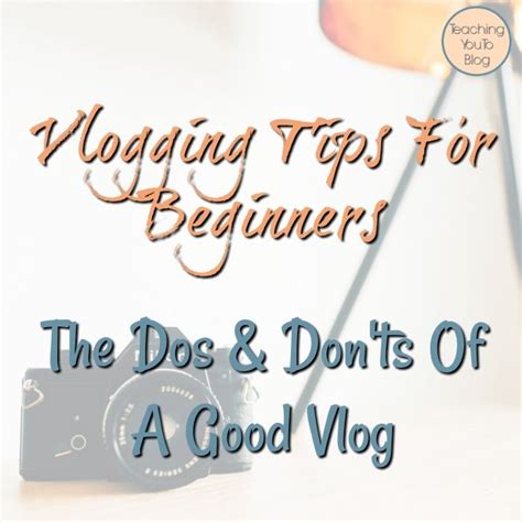 Vlogging Tips For Beginners Vlogging Tips For Beginners
