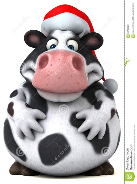 Fun Cow 3d Illustration Stock Illustration Illustration Of Rural