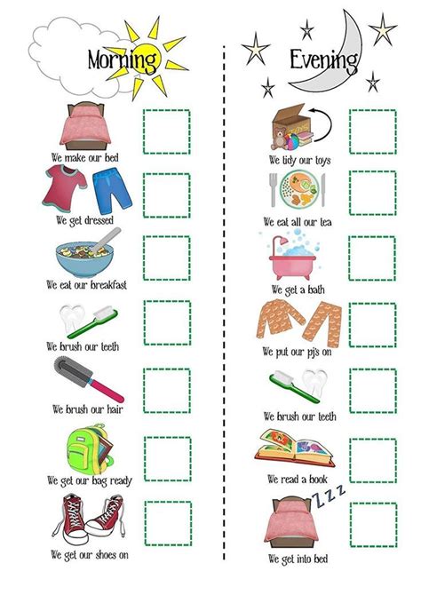 Printable Reward Chart For 5 Year Old In 2020 Kids Routine Chart